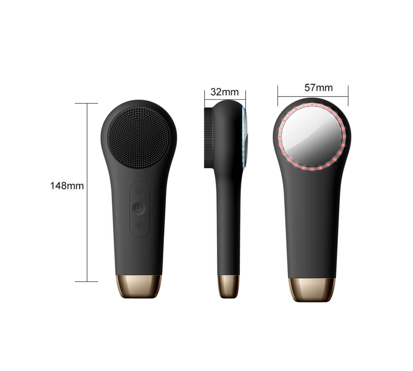 LED Phototherapy Facial Brush