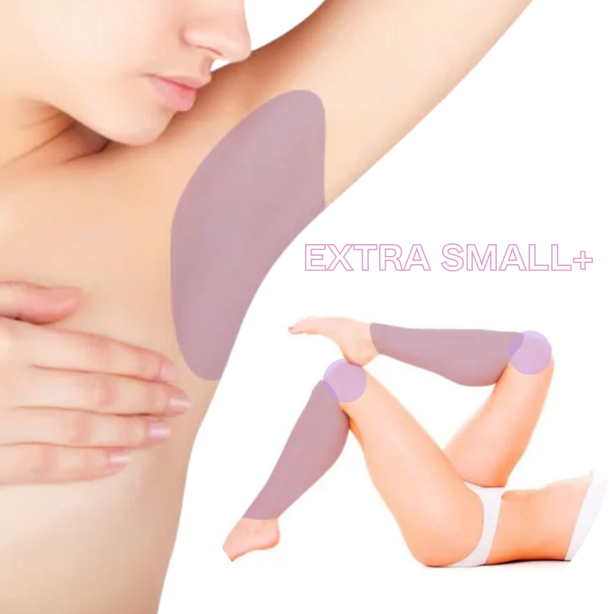 Armpits + calves + knees