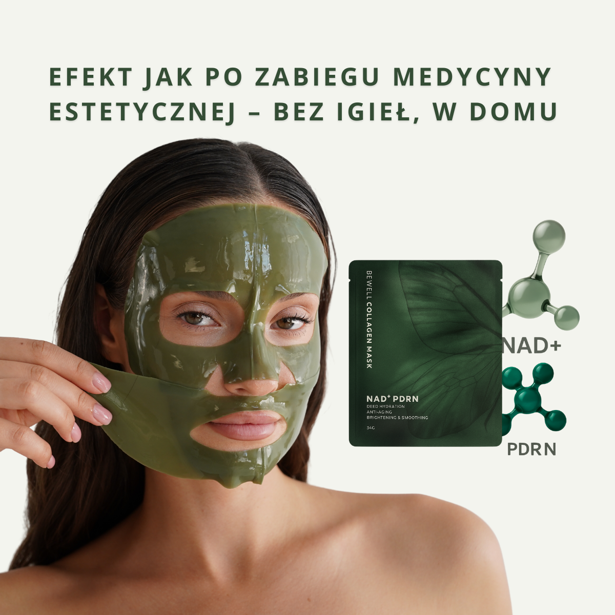 Kolagenowa maska NAD+ PDRN (4szt x 34g)