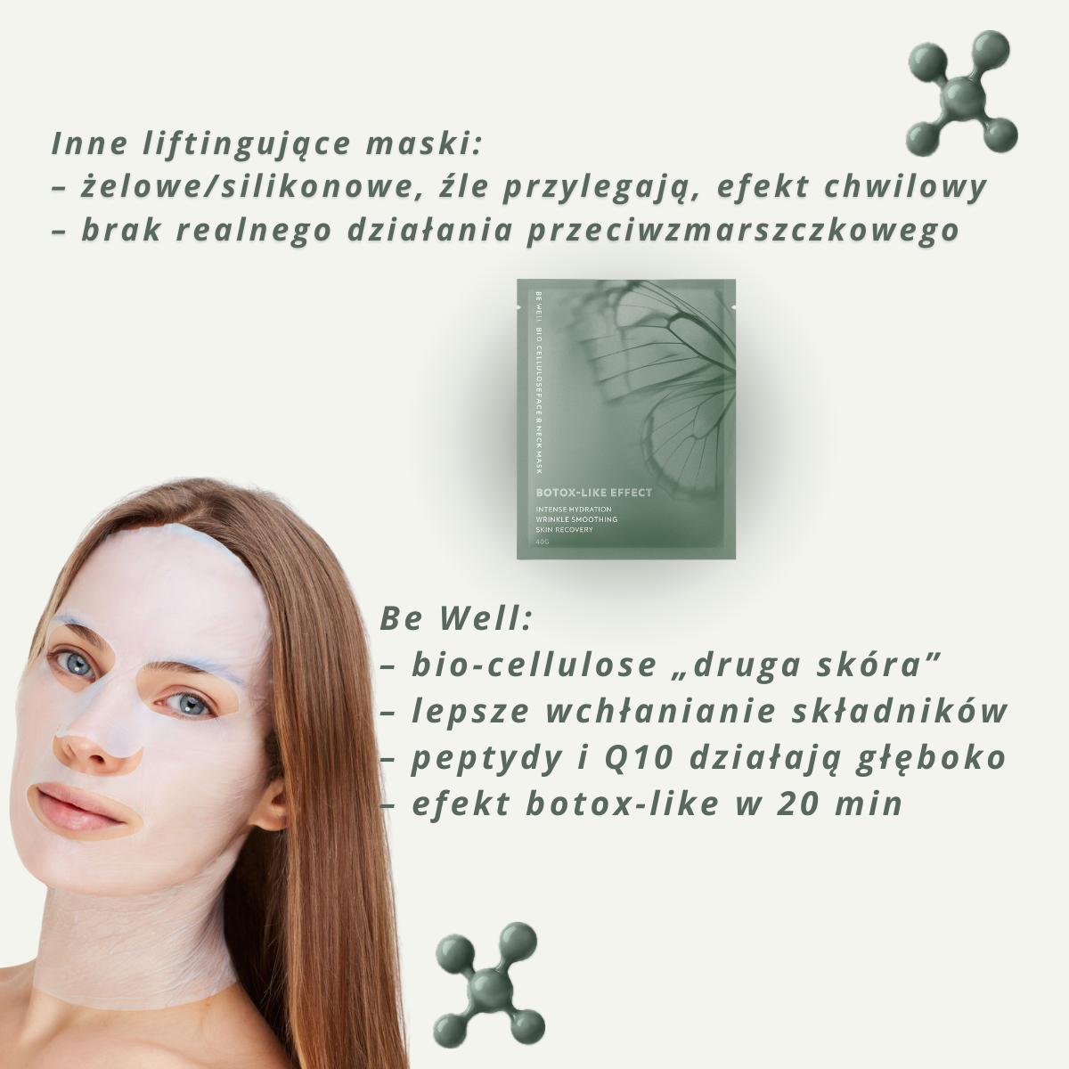 Biocelulozowa maska (Botox-Like effect)2x40g