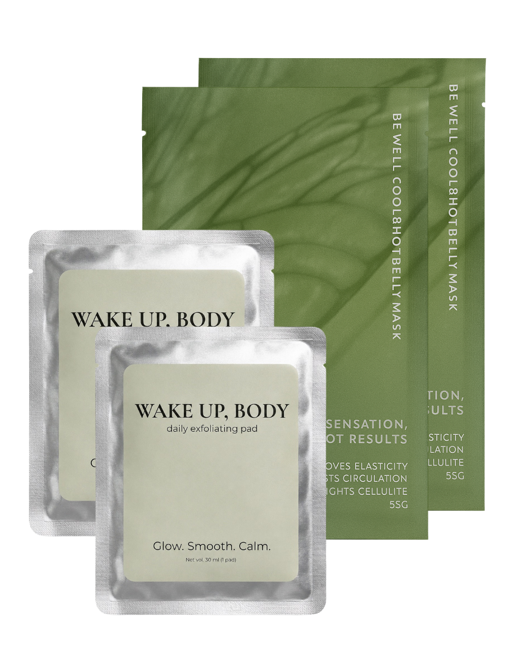 2x Wake Up, Body + 2x Maska Cool&Hot