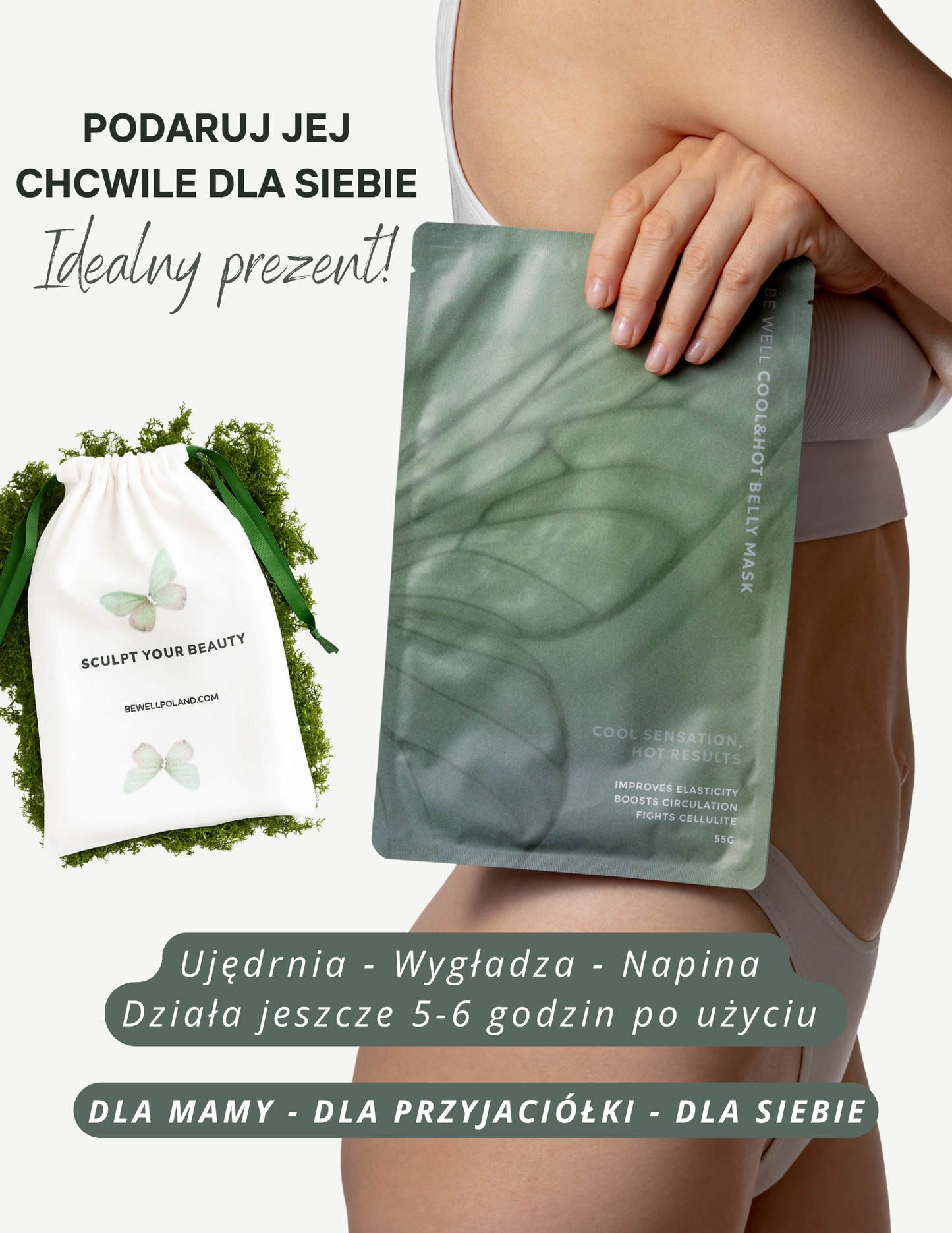Cool&amp;Hot Belly Mask (firming the belly and sides)